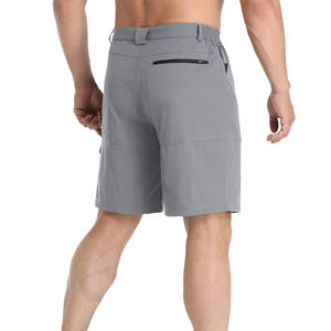 กางเกงขาสั้นเล่นฟิตเนสกางเกงขาสั้นเล่นยิมสำหรับผู้ชายกางเกงขาสั้นตาข่ายแบบเรียบง่ายพิมพ์โลโก้ - Product Image 2