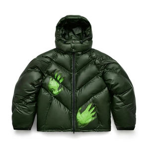 Chaqueta de Invierno para Hombre, de Buena Calidad, Cálida, Moderna, Ajustada, con Capucha, de Fibra de Poliéster Termosensible que Cambia de Color - Product Image 1