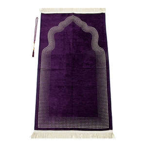 New Muslim Educational Modern <b>Foam</b> Polyester Non Slip Soft Feeling Portable Prayer Mat Islamic Rug <b>Cheap</b> Price - Product Image 1