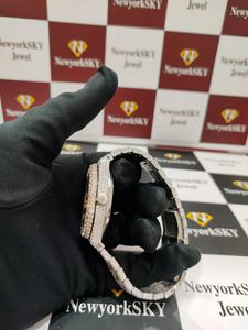 Precio al por mayor La mayoría de las ventas Full Iced Out VVS Clarity Moissanite Diamond Moissanite Watch para Hem Her - Product Image 4