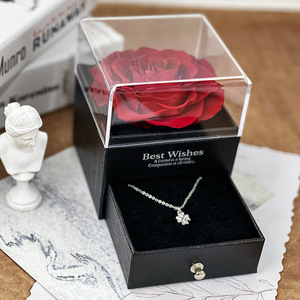 Boîte cadeau de roses <span class=keywords><strong>éternelle</strong></span>s réelles, roses préservées faites à <span class=keywords><strong>la</strong></span> main pour Noël, <span class=keywords><strong>la</strong></span> Saint-Valentin, <span class=keywords><strong>la</strong></span> fête des mères, un anniversaire, un anniversaire de mariage, en gros - Product Image 3
