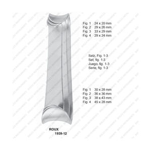 Retractor Roux de 3 Piezas, Instrumentos de Cirugía General Manuales de Acero Inoxidable, Retractor de Doble Extremo, BIOLEX INSTRUMENTS - Product Image 1