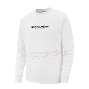 Sweat Homme Manches Longues Ombre Col Ras du Cou Logo OEM Couleur Blanche Sweat Streetwear pour Homme - Product Image 1