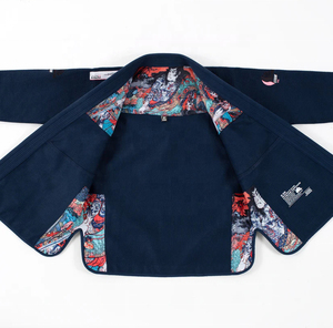 BJJ Gis avec broderie personnalisée et étiquettes cordon de serrage, boucles Navy Gis BJJ Kimono Pakistan BJJ Gi style 100% coton Ripstop Pants - Product Image 5