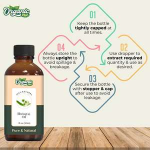 Huile biologique Zing Bhringraj 100% emballage personnalisé pur et naturel au prix le plus bas disponible - Product Image 6