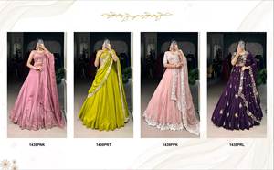 Lehenga de fête traditionnelle avec broderie de paillettes de codage de perles - Product Image 6