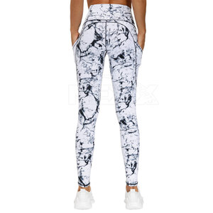 กางเกงเลกกิ้งสำหรับผู้หญิงเอวยางยืดกางเกงโยคะ - Product Image 3