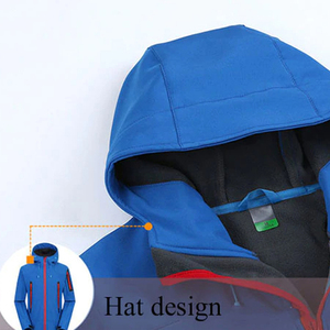 Men's Professional Best Design Light <b>Weight</b> Softshell Jacket Customized Logo Printing <b>Stand</b> Collar for Winter - Product Image 6