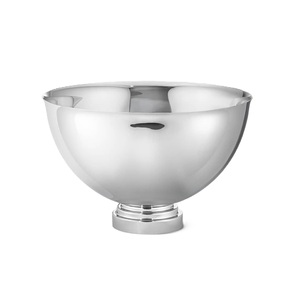 Bol à glace en argent fini, fait à la main en Inde, forme ronde, refroidisseur à vin pour bière, boissons gazeuses, utilisation à domicile, fête, bar - Product Image 2