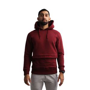 Sweat à capuche carré personnalisé Hip Hop en coton épais et essentiel 500gsm, vêtements, survêtement, survêtement unisexe pour hommes - Product Image 2