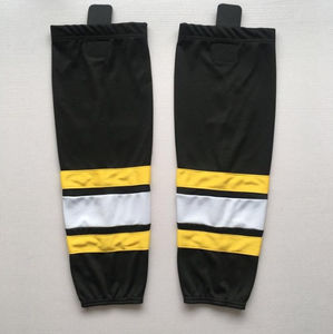 Chaussettes de hockey sur glace de qualité professionnelle sublimées personnalisées chaussettes d'uniformes d'équipe chaussettes de hockey sur glace en polyester - Product Image 5
