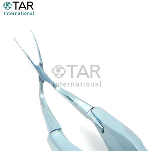 Pinzas de Capsulorrexis con Puntas de Acción Cruzada de 1.2 mm de Ancho de Pivote, Instrumentos Médicos Quirúrgicos Oftálmicos para Cirugía de Cataratas - Product Image 6