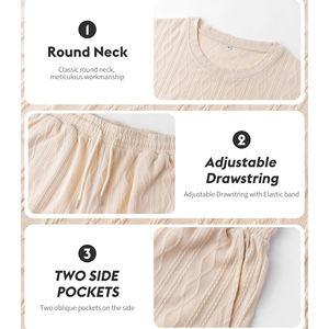 Vente en gros Ensemble de jogging grande taille pour hommes High Street Gym Fitness Shorts Chemise Ensemble Été Oversize avec LOGO personnalisé Caractéristiques thermiques - Product Image 2