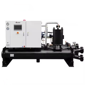 Industrial Production <strong>Line</strong> Variable Frequency Screw Chiller Unit Spray Falling Film Refrigeration with Spiral <strong>Freezer</strong> - Product Image 3