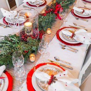 Rond de serviette en perles en bois faites à la main Décor de table élégant pour les mariages et les vacances de Noël pour les occasions spéciales - Product Image 5