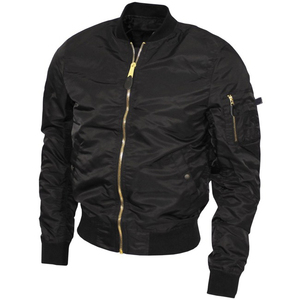 Veste à manches longues de haute qualité, blouson bombardier MA-1 avec logo brodé, vente en gros - Product Image 1