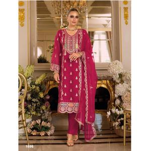 ชุดสلوار ชินอน ดีไซเนอร์ พร้อมงานปักลาย บรีดส์ งานฝีมือแบบปากีสถาน ราคาสมเหตุสมผล - Product Image 1