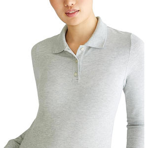 Nouvelles chemises décontractées pour femmes 2026, de haute qualité, en tricot, écologiques, à manches longues, col rabattu personnalisé, confortables - Product Image 2