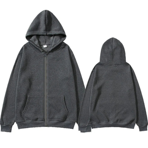 Sudaderas con capucha y cremallera para hombre con logotipo personalizado, sudaderas informales con capucha y cremallera de alta calidad para hombre y mujer, sudaderas con capucha - Product Image 1