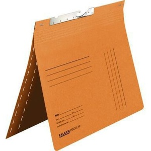Falken DIN <b>A4</b> 320g/m Orange Recycled Manila Cardboard Hanging File <b>Folder</b> Commercial Organizational Imprint Commercial Binding - Product Image 1