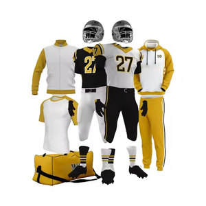 Uniforme de football américain pour adultes, respirant, léger, à séchage rapide, produit de qualité supérieure, avec sacs - Product Image 1