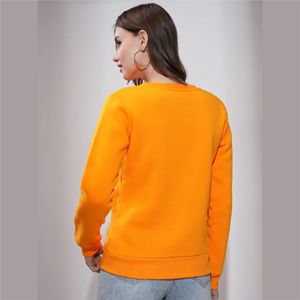 Sudadera informal de moda para mujer, cómoda para todos los días, elegante, ajuste relajado, suave, gruesa, térmica, transpirable, elástica, larga para invierno - Product Image 2