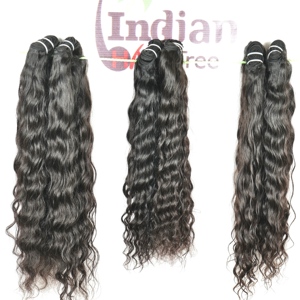 100% cheveux du temple indien produit vague de cheveux naturels cuticule vietnamienne crue alignée double dessiné vendeur vierge faisceaux bruts indiens - Product Image 2