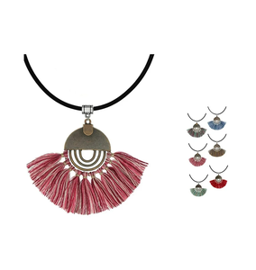 Collier à pompons Boho de la plus haute qualité pour femmes et filles collier ajustable brillant poli à un coût raisonnable - Product Image 4