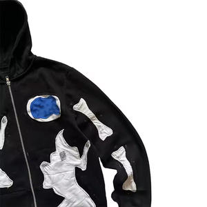 เสื้อสเวตเตอร์สไตล์สตรีทแวร์สำหรับผู้ชายเสื้อมีฮู้ดผ้าคอตตอนไล่ระดับสีสำหรับผู้หญิงและผู้ชาย - Product Image 6