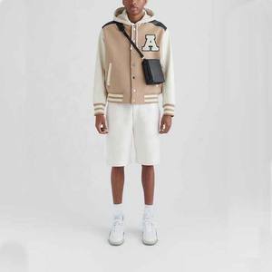 Patchs de conception personnalisés Broderie imprimée à manches longues boutonnée Vêtements pour hommes Vestes d'université de baseball Vêtements de sport - Product Image 5