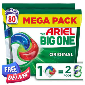 80 Original Big One para Ariel Eco-Friendly All-in-1 Wash Pods All-in-One Clothes Washing Pods - Product Image 6
