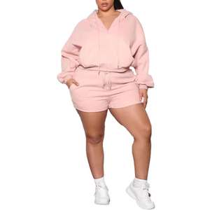 Sudadera Corta de Felpa para Mujer, con Media Cremallera, Logotipo Personalizable, Sensual y Moderna, para Todas las Temporadas, Ropa Casual Sensual y Erótica - Product Image 3