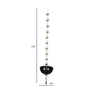 Cuenco Urli colgante Ideal para ceremonias festivas y religiosas Exquisito cuenco Urli Un símbolo de serenidad y prosperidad - Product Image 4