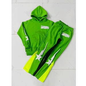 ชุดแทรคสูท 2 ชิ้น ดีไซน์ล่าสุด คุณภาพสูง MOQ ต่ำ ขายส่งจำนวนมาก สไตล์ไม่ซ้ำใคร รับทำโลโก้ของคุณเอง ชุดแทรคสูทพิมพ์ลายนูน 3 มิติ - Product Image 1