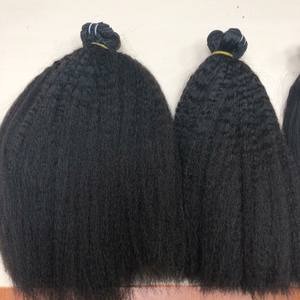 Wholesale 24-Inch <b>Kinky</b> <b>Straight</b> Vietnamese <b>Hair</b> Cuticle Aligned Unprocessed Raw Human <b>Hair</b> Braiding Vietnamese Origin - Product Image 2