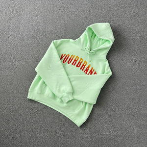 เสื้อฮู้ดผ้าฟลีซคอตตอน 100% สำหรับผู้หญิง ขายส่ง รับสกรีนโลโก้ เสื้อโอเวอร์ไซส์ คอปก สไตล์เกาหลี สำหรับฤดูหนาว - Product Image 5