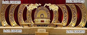 Muslim <b>Wedding</b> Fiber 3D Back-<b>Frames</b> London Exclusive <b>Wedding</b> Fiber Back-<b>Frame</b> Setup Top <b>Wedding</b> 3D Back Stage Panels Australia - Product Image 5