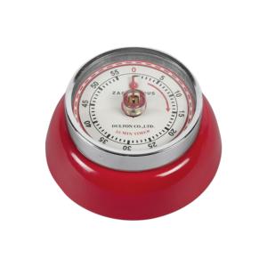 Minuteur de cuisine rétro ZASSENHAUS, rouge, pour une utilisation à court terme, taille 3 cm x 7 cm - Product Image 2