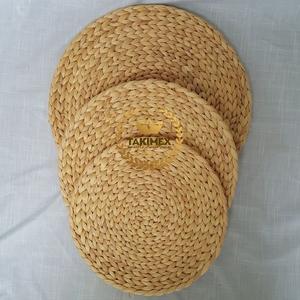 แผ่นรองจานกันน้ำและกันลื่นกันน้ำผักตบชวาธรรมชาติทำด้วยมือ - Product Image 3