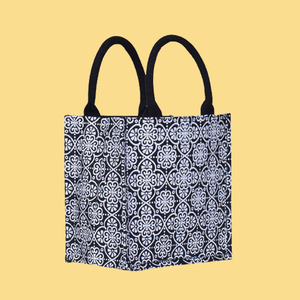 Bolso de yute reutilizable personalizado con cremallera y ASA, bolsa Tiffin multiusos de PU tejida de lona para almacenamiento de frutas respetuosa con el medio ambiente - Product Image 5