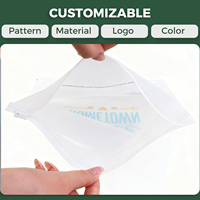 Sacs d'emballage pour vêtements biodégradables avec logo personnalisé PLA PBAT GRS vérifié Emballage de colis Sacs à fermeture éclair imperméables Glissière pour vêtements