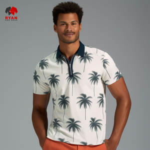 Chemises polo personnalisées Ryan Pro Gear pour hommes avec logo personnalisé, tissu respirant, design ODM - Product Image 2