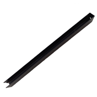 Système d'éclairage sur rail magnétique noir moderne 1m 2m 48V Surface/Encastré pour accessoires LED Corps en aluminium pour bureau et maison