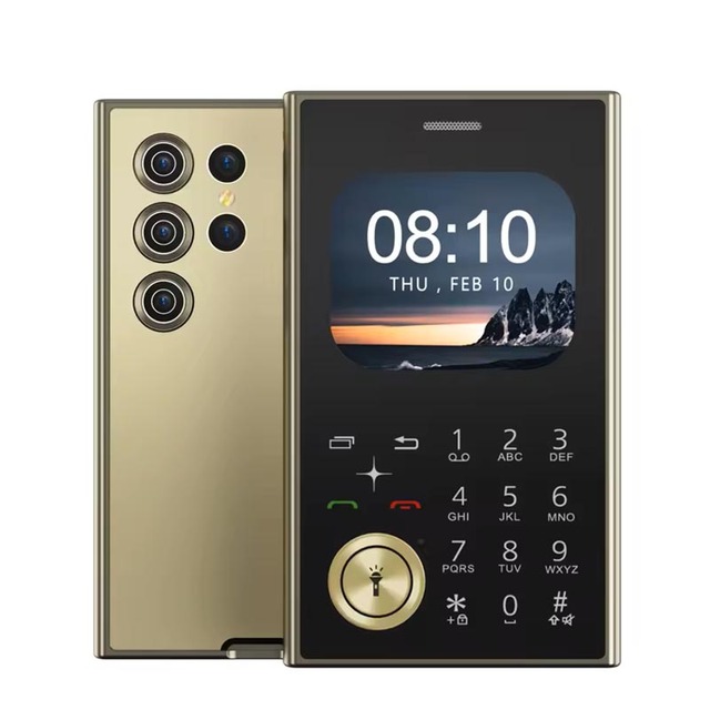 Mini V8 Feature Mobile Phone Dual SIM Standby Magic Voice Blacklist 2G Network Small Pocket Size Cellphone Portable Backup Phone