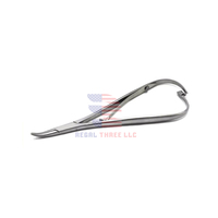 Porte-aiguille Mathieu vétérinaire 5,5 pouces courbé en acier inoxydable, pince à ligature dentaire, forceps de serrage certifié CE Classe II