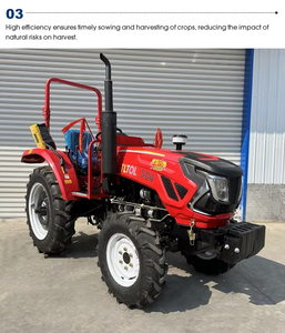 Tracteur agricole 100HP 120HP 140HP 4WD 4x4 avec cabine et moteur de base de tracteur agricole utilitaire AC pour l'agriculture - Product Image 4