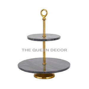 Matte Finish Aluminium Cake Stand Gold Metal <b>Baking</b> Tools Bakingware Accessories Elegant Metal Cake Decor <b>Baking</b> - Product Image 2
