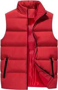 Chaleco de hombre de mejor diseño temporada de invierno cómodo cálido algodón pesado de talla grande chaleco chaqueta - Product Image 5