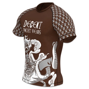 Martial arts rash guard Quick dry <b>compression</b> <b>shirt</b> Anti-chafing training gear Four needle six lines rash guards martial arts - Product Image 2