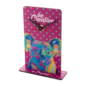 BeTime Personalized Wooden <b>Desk</b> <b>Clock</b> Elegant Merchandising for Your Workspace - Product Image 1